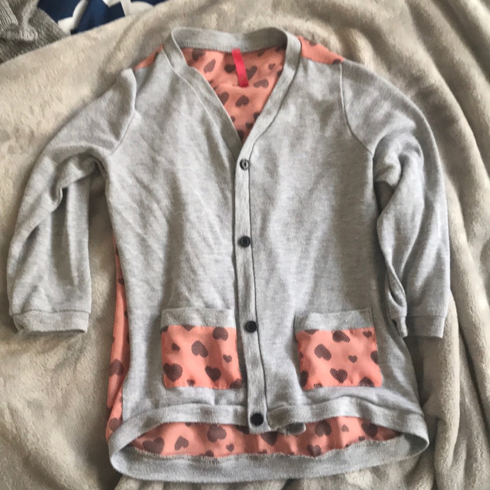 Girls long sleeve “hearts” shirt